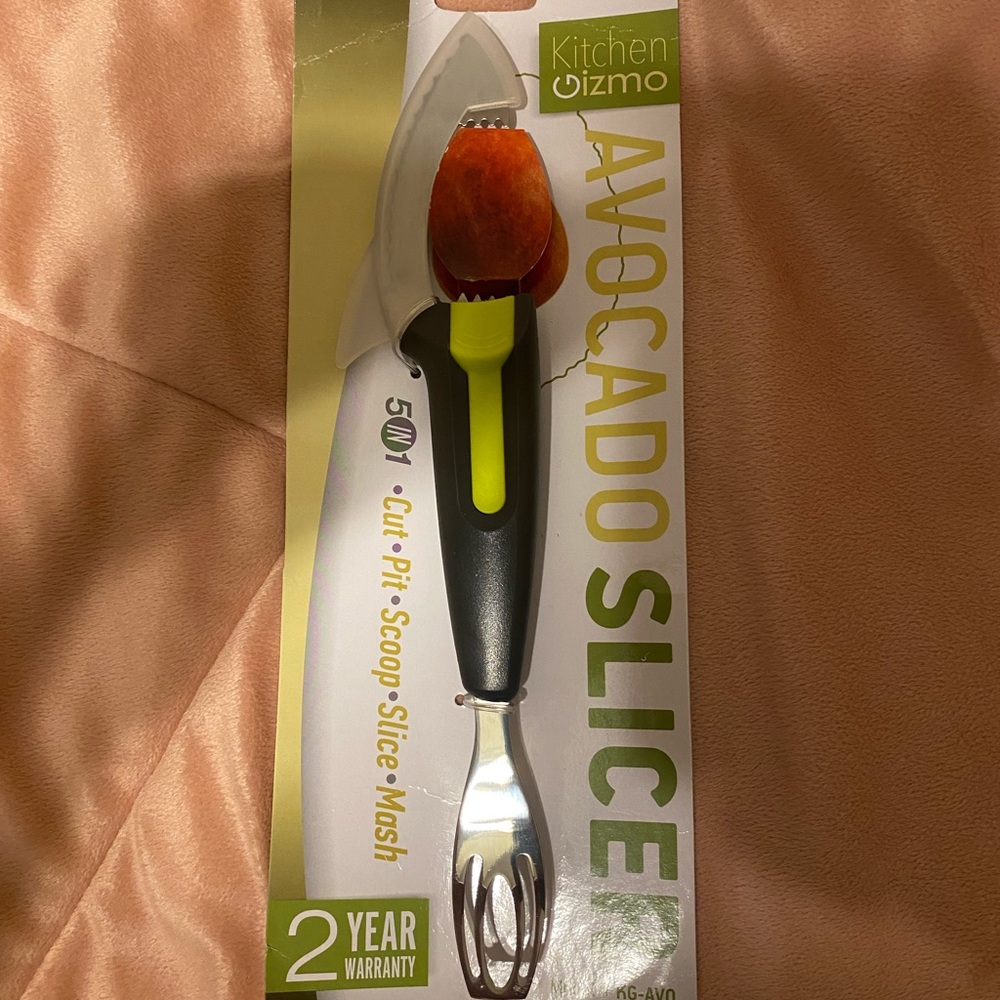 Kitchen Gizmo Avocado Slicer 5-1 Cut Pit Scoop Slice Mash & Lemon Splitzer